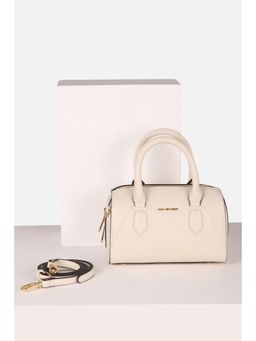 Van Heusen - Women Casual Beige Solid Sling Bag with Detachable Strap