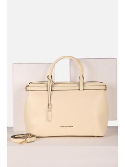 Van Heusen - Women Casual Beige Textured Handbag with Detachable Strap