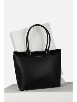 Van Heusen - Women Formal Black Solid Handbag