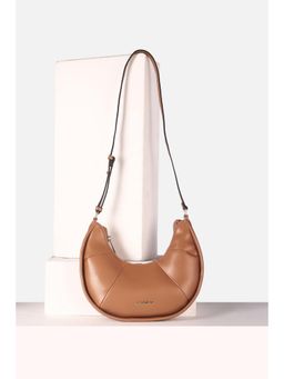 Van Heusen - Women Casual Brown Solid Sling Bag