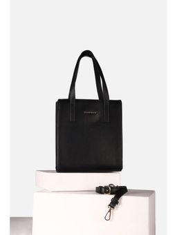 Van Heusen - Women Casual Black Textured Handbag