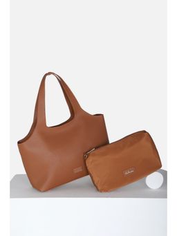 Van Heusen - Women Casual Brown Textured Handbag