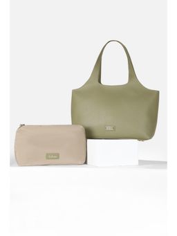 Van Heusen - Women Casual Green Textured Handbag