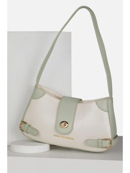 Van Heusen - Women Casual Beige Textured Handbag