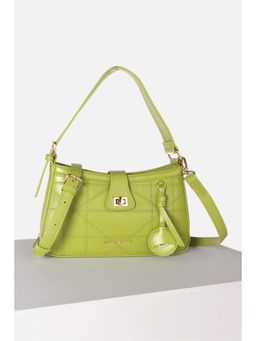 Van Heusen - Women Casual Green Textured Handbag with Detachable Strap