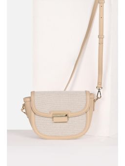 Van Heusen - Women Casual Beige Polka Dots Sling Bag