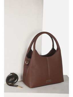 Van Heusen - Women Casual Brown Textured Handbag