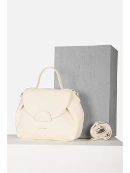 Van Heusen - Women Casual Beige Textured Sling Bag with Detachable Strap