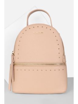 Van Heusen - Women Casual Beige Textured Backpack