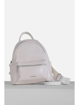 Van Heusen - Women Casual Grey Textured Backpack