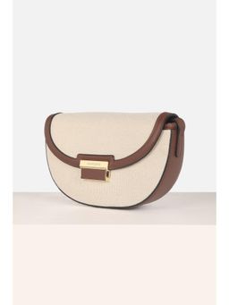 Van Heusen - Women Casual Beige Polka Dots Sling Bag