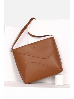 Van Heusen - Women Casual Brown Solid Sling Bag