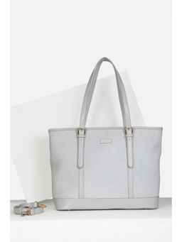 Van Heusen - Women Casual Grey Textured Handbag