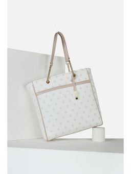 Van Heusen - Women Casual White Printed Handbag