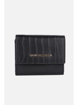 Van Heusen - Women Casual Black Textured Wallet