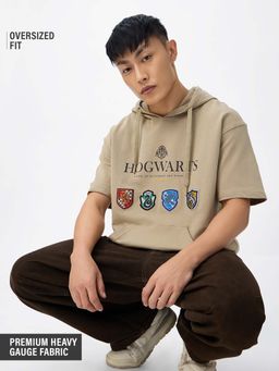 The Souled Store - Official Harry Potter: Hogwarts House Men Hooded T-Shirt