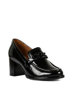 Vanilla Moon - Black Solid Plain Pumps