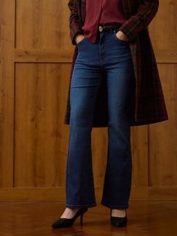 U.S. POLO ASSN. - Blue High Rise Regular Bootcut Jeans