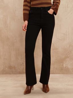 U.S. POLO ASSN. - Black High Rise Skinny Bootcut Jeans