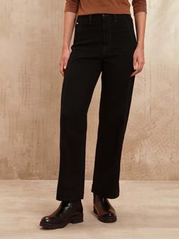 U.S. POLO ASSN. - Black High Rise Straight Fit Jeans