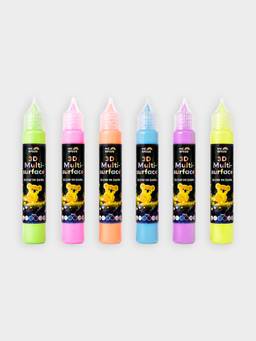 Mi Arcus - 3D Multi-Surface Glow In Dark Paint Stick (Pack of 6)
