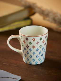 Fabindia - Ikkat Porcelain Coffee Mug