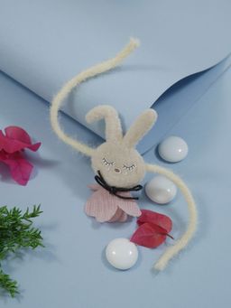 I Jewels - Cream Soft Bunny Kids Rakhi Gift Set