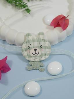 I Jewels - Green Cute Cartoon Kids Rakhi Gift Set