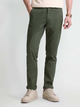 Arrow Sports - Regular Fit Dobby Trousers