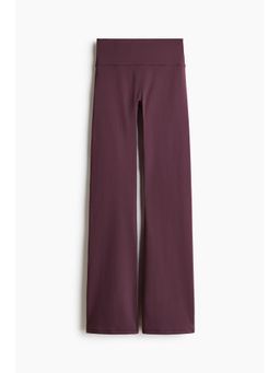 H&M - Women Red Flared Yoga Leggings With Softmove