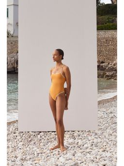 H&M - Women Orange Sports Swimsuit