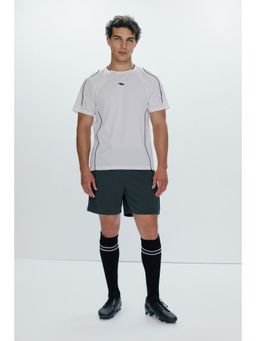 H&M - Men White Regular Fit Football Shirt With Drymove