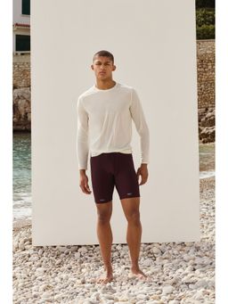 H&M - Men Purple Running Half Tights With Drymove