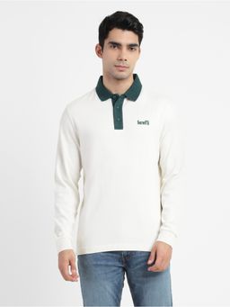 Levi's - Men White Collar Polo T-Shirt