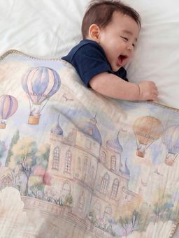 Haus & Kinder - Floatopia Muslin Cotton 6-Layer Baby Blanket (Pack Of 2) (0-2 Years)