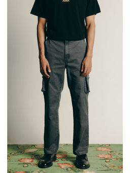 No Grey Area - Grey Twill Cargo Pants