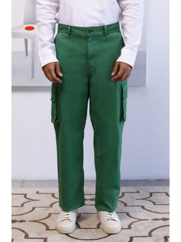 No Grey Area - Green Twill Cargo Pants