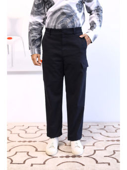 No Grey Area - Black Straight Leg Cargo