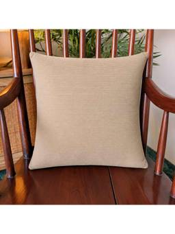 Crown of Poppies - Navy Blue Corduroy Cushion Cover (16x16)