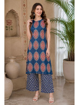ILLICA - Azure Pure Cotton Kurta with Pant
