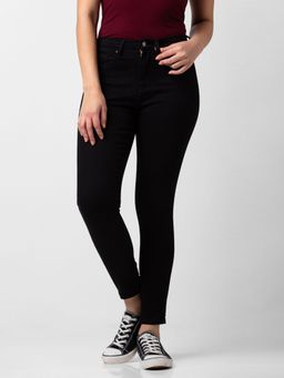 Spykar - Women Black Lycra Super Skinny Fit Ankle Length Jeans (alexa)