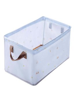 House of Quirk - Organizer For Clothes With Metal Fram Foldable Storage Box - Blue