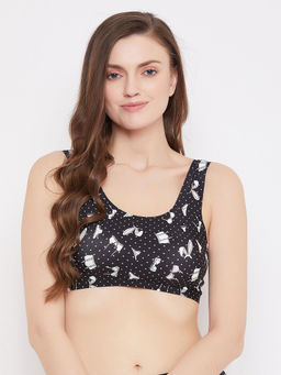 Secrets By ZeroKaata - Medium Impact Slip On Padded Sport Bra- Assorted