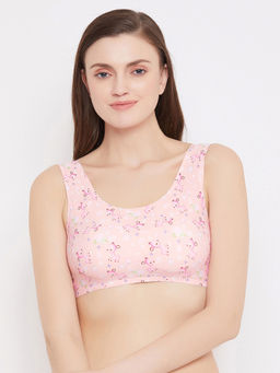 Secrets By ZeroKaata - Medium Impact Slip On Padded Sport Bra- Assorted