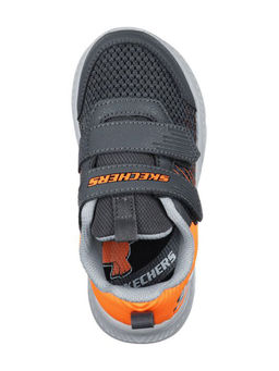 SKECHERS - Boys Comfy Flex 2.0 - Micro-Rush Charcoal Casual Shoes