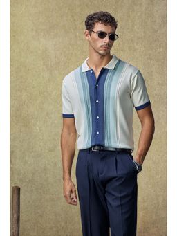 Snitch - Yacht Club Luxe Knitted Polo Shirt-White