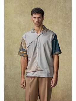Snitch - Yacht Club Luxe Scenery Print Resort Shirt