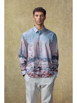 Snitch - Yacht Club Luxe Seashore Printed Shirt