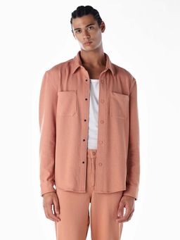 Jack & Jones - Men Oversized Orange Shirt