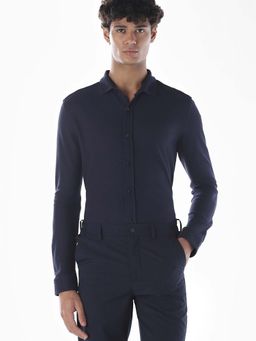 Jack & Jones - Men Slim Fit Blue Shirt